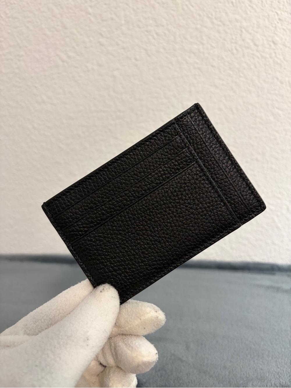 Brand New Gucci GG Jumbo Card Case Wallet Black Leather Logo Card Holder - Picture 6 of 11